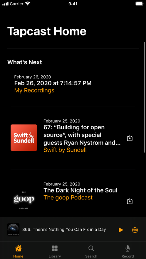 Tapcast