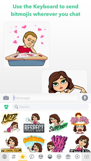Bitmoji app