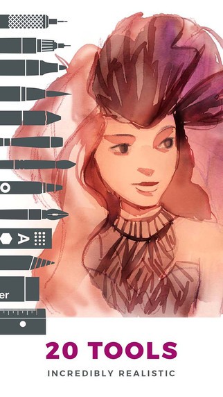 Tayasui Sketches app