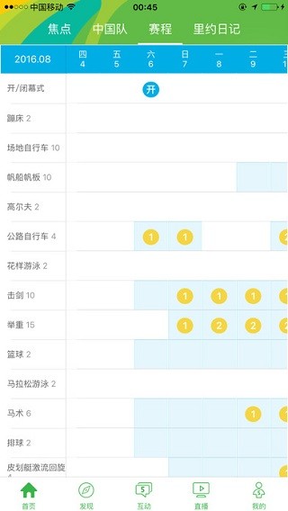 里约奥运会金牌榜app
