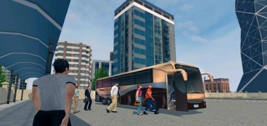 城市巴士公交车驾驶模拟器