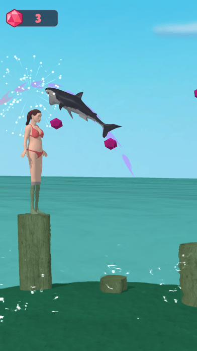 会跳水的鲨鱼3D