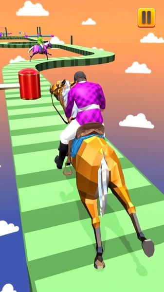 骑马乐趣赛跑
