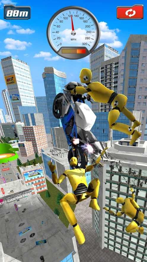 斜坡特技车手跳跃 斜坡特技车手跳跃