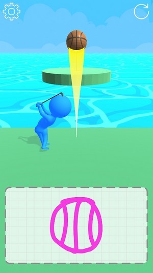 绘画高尔夫