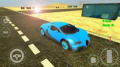 豪华公路跑车3d