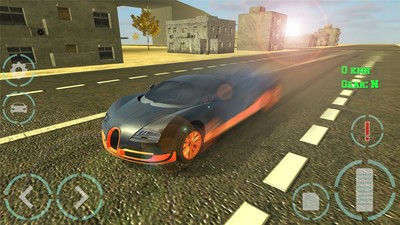 豪华公路跑车3d
