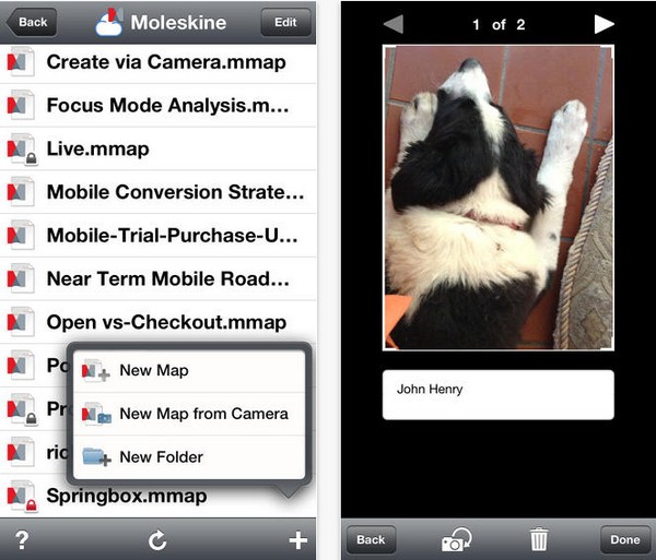 Mindjet Maps app