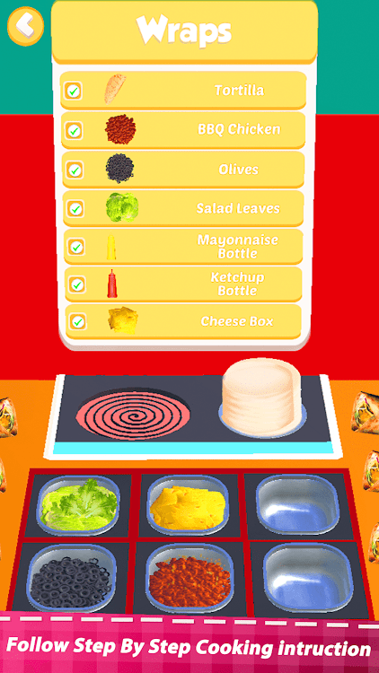 收银员3D烹饪食物模拟器
