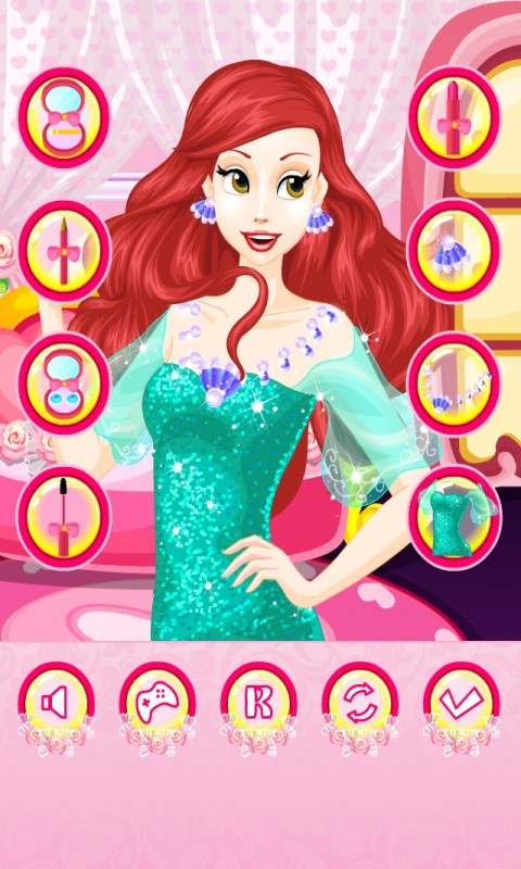 小美人鱼公主婚纱装扮