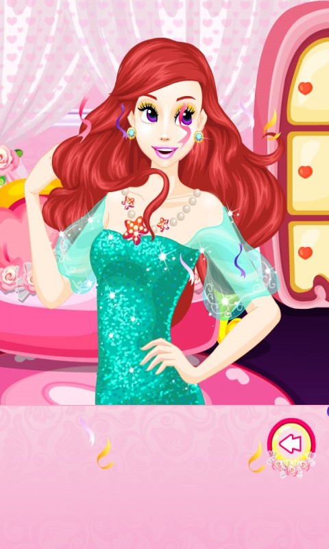 小美人鱼公主婚纱装扮