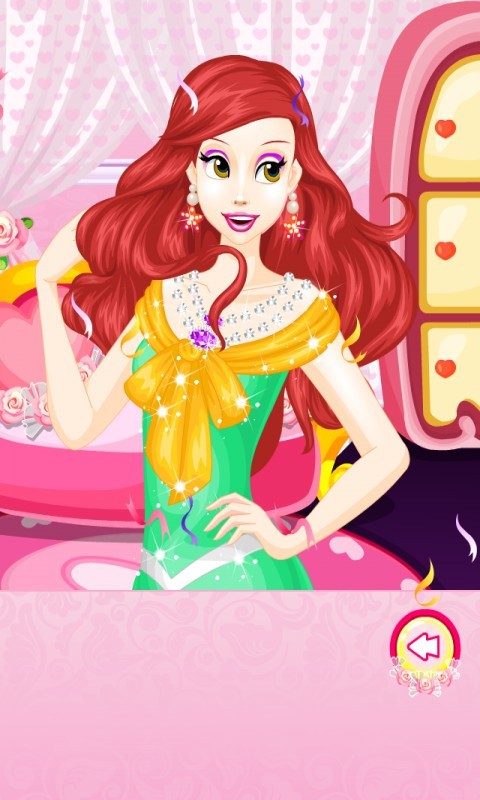 小美人鱼公主婚纱装扮