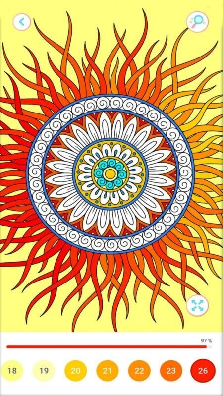 数字填色曼陀罗书 数字填色曼陀罗书