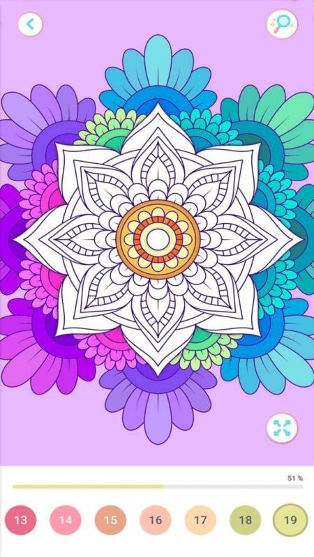 数字填色曼陀罗书 数字填色曼陀罗书