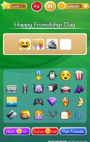 Emoji猜谜问答游戏