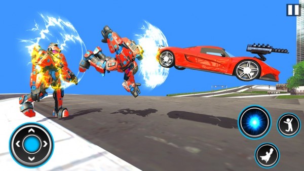 机器人汽车模拟器3D战争iOS