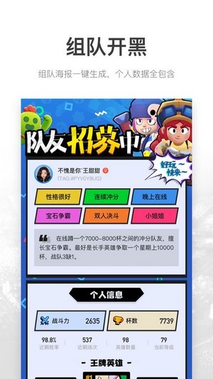 荒野乱斗战绩查询工具