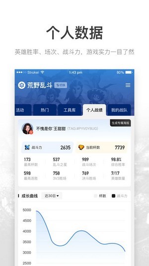 荒野乱斗战绩查询工具