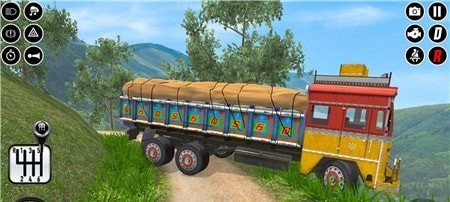 真正的印度卡车货运