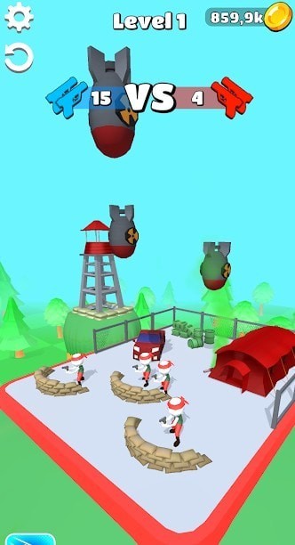 火柴人战争射击合并