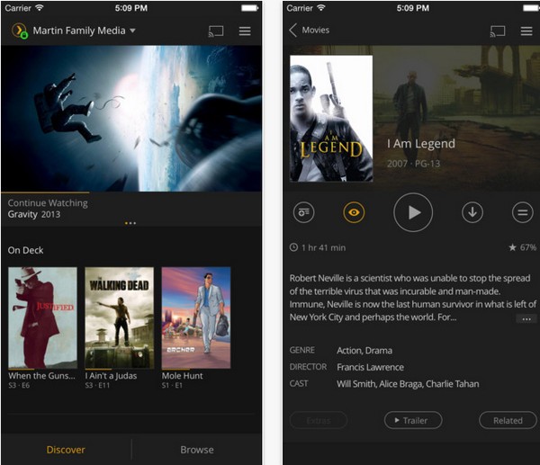 Plex app