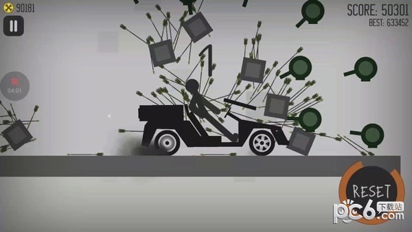 火柴人撞车模拟器