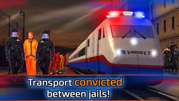 监狱的运输火车