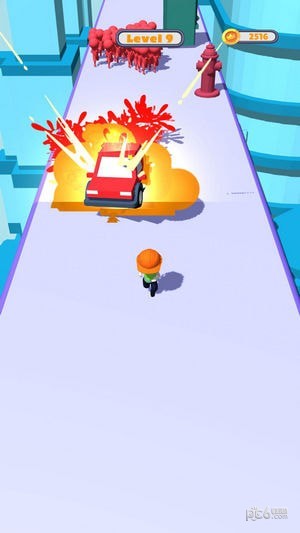 远程爆炸跑