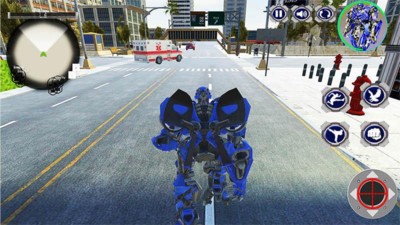 未来警察机器人飞鹰3D