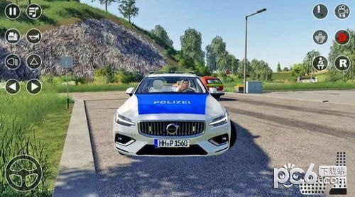 城市警察停车场