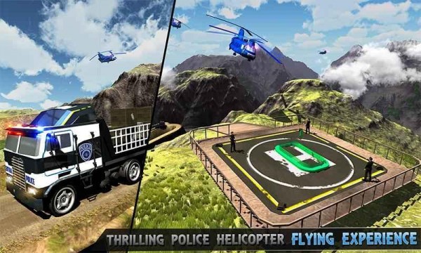 越野警察美国卡车运输模拟器