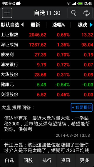 第一财经问股