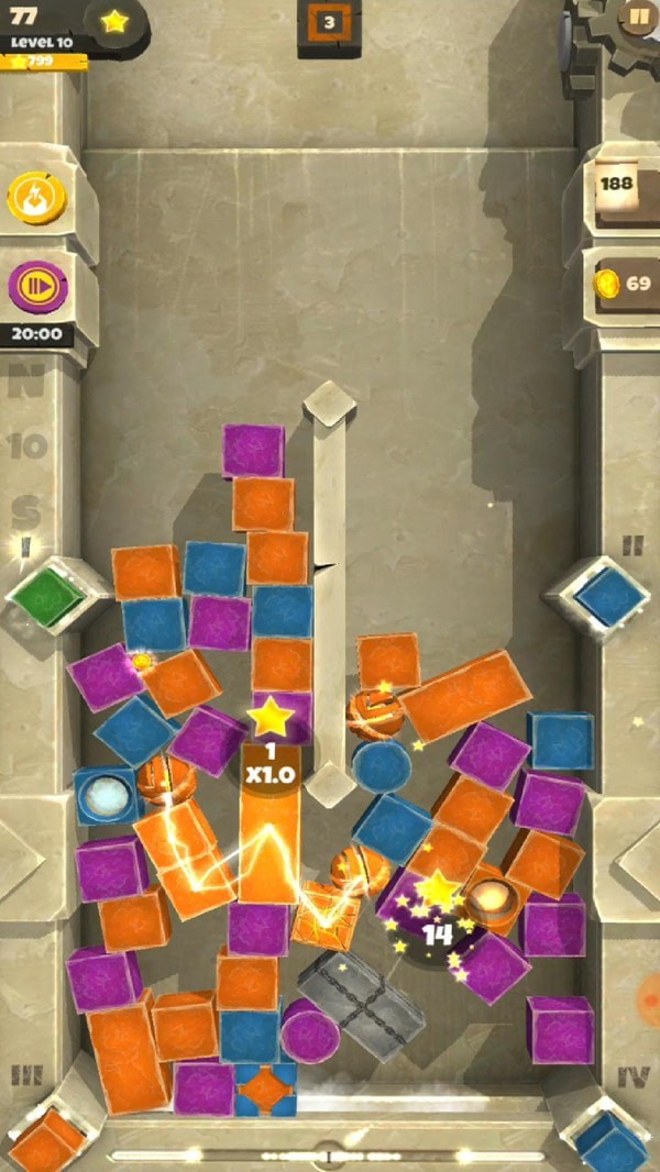 粉碎更多块无限星星版