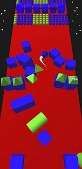 彩色球凹凸粉碎