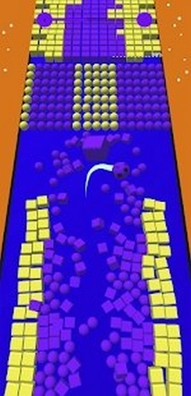 彩色球凹凸粉碎