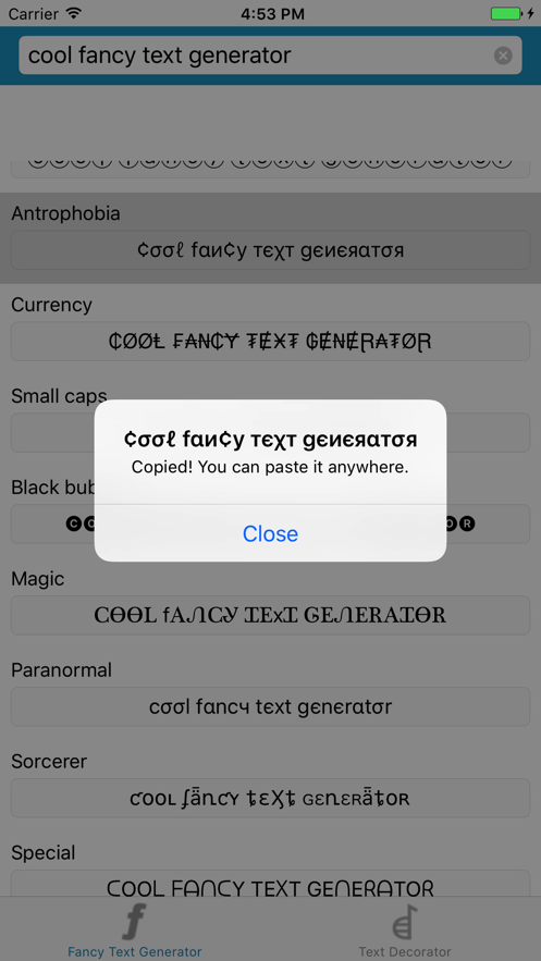 Cool Fonts