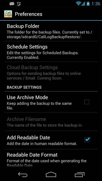 通话记录备份与恢复(Call Logs Backup Restore)