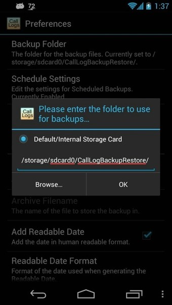 通话记录备份与恢复(Call Logs Backup Restore)