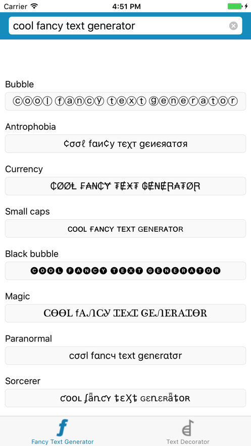 Cool Fonts