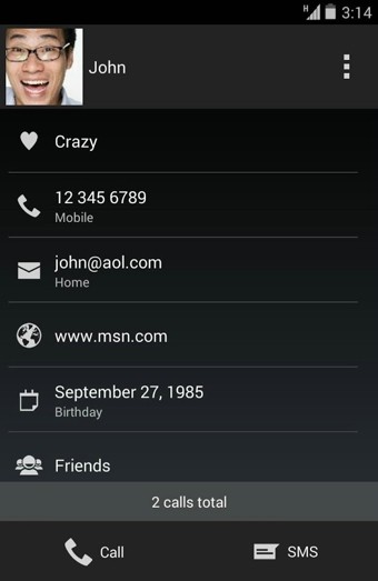 ExDialer Android KitKat Dark(安卓4.4拨号器)