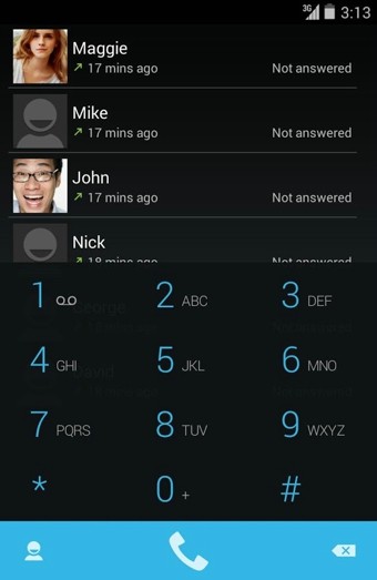 ExDialer Android KitKat Dark(安卓4.4拨号器)