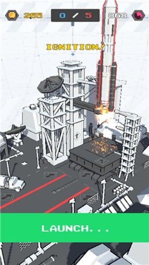点击火箭发射器 点击火箭发射器