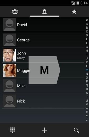 ExDialer Android KitKat Dark(安卓4.4拨号器)