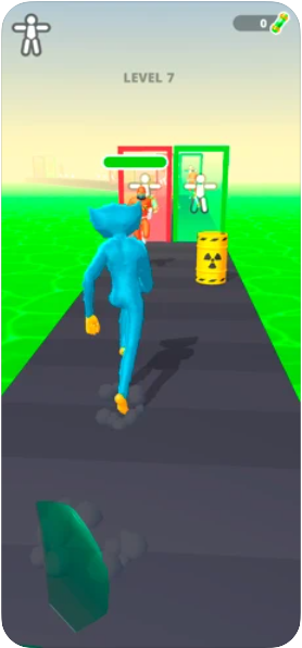 怪物实验室奇怪的跑步