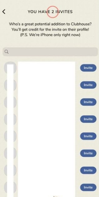 Clubhouse iOS