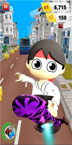 地铁男孩跑步者