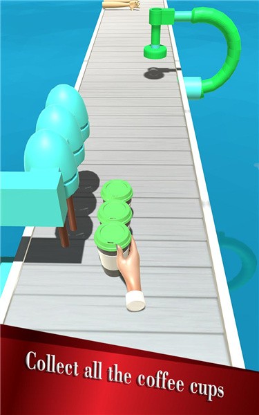 咖啡杯堆叠3D 咖啡杯堆叠3D