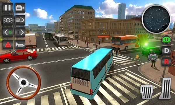 公交车城市模拟驾驶