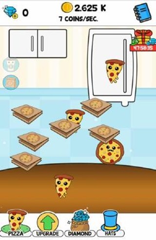 披萨进化食物点击