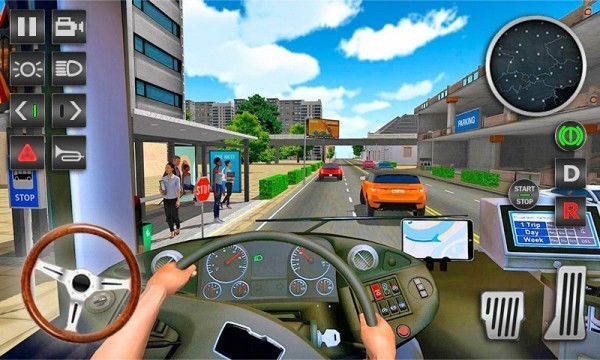 公交车城市模拟驾驶